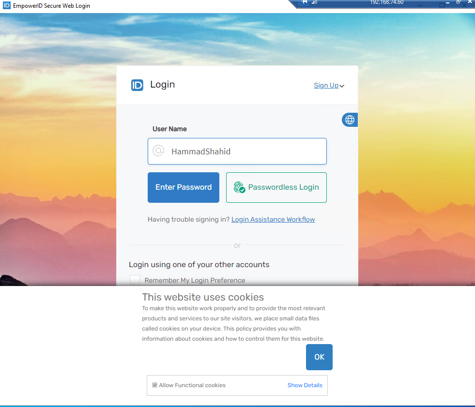 Workflow Page
