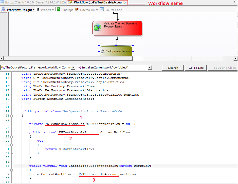 Workflow Page