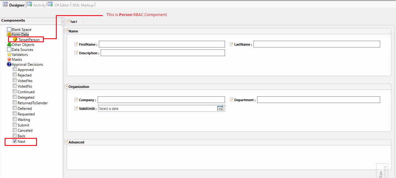 Workflow Page