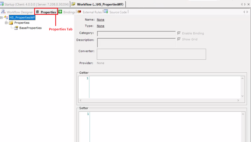 Workflow Page