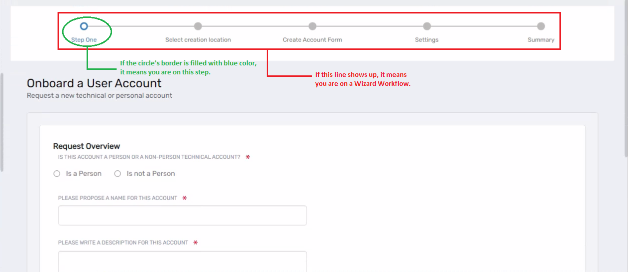 Workflow Page