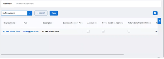 Workflow Page